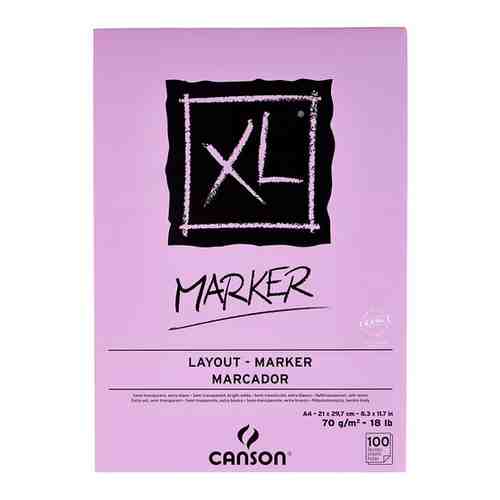 Альбом для маркеров Canson XL Marker 29.7 х 21 см (A4), 70 г/м?, 100 л. арт. 1968313094