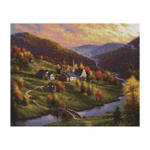 Алмазная мозаика Деревенька в горах, PaintBoy 40x50 см. арт. 101330820867