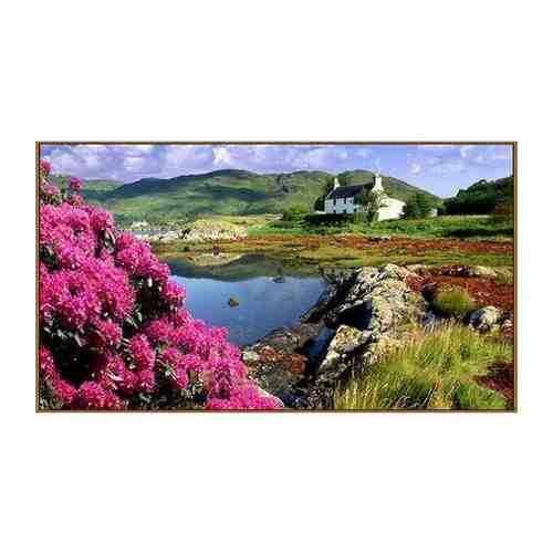 Алмазная мозаика Пейзажы Шотландии, Diy 50x32 см. арт. 101330821614