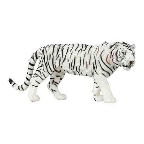 Белый бенгальский тигр 7 см Panthera tigris tigris фигурка-игрушка дикого животного арт. 374329230