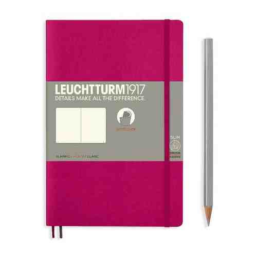 Блокнот Leuchtturm Paperback B6+ 61л без линовки мягкая обложка Ягодный арт. 101491813968