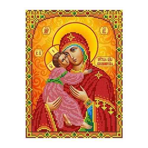 Богородица Владимирская Рисунок на ткани 18,5х24,5 Каролинка ткби 4102 арт. 101116055415
