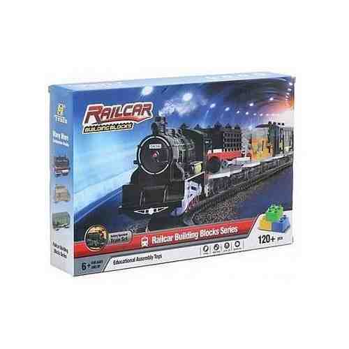 Детская железная дорога Railcar (120 деталей, на батарейках) 1608-3B арт. 676051077