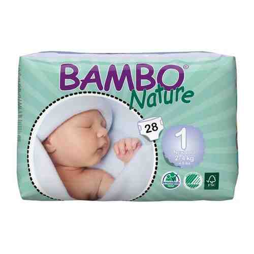 Эко-подгузники Bambo Nature 1 (2-4 кг), 22 шт арт. 101282601111