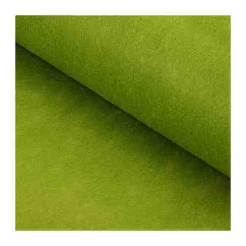 Фетр для упаковок и поделок, однотонный, оливковый, двусторонний, зеленый, рулон 1 шт., 0.5 x 20 м арт. 888016135