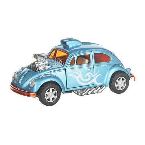 Гоночная машина Serinity Toys Volkswagen Beetle (5405DKT) 1:38, 12.5 см, фиолетовый арт. 101315353878
