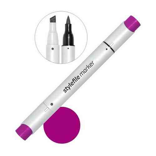 Художественный маркер Stylefile Маркер спиртовой двухсторонний BRUSH Stylefile, 466 Фиолетовый насыщенный арт. 101342780494