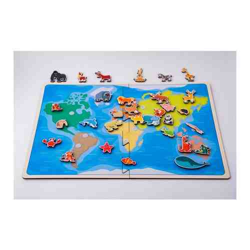 Карта-липучка Сибирские игрушки Травоядные животные (30206) арт. 101121225282