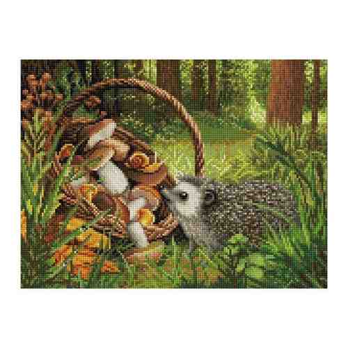 Картина стразами «Ёжик в лесу» (АЖ-1760) арт. 486126111