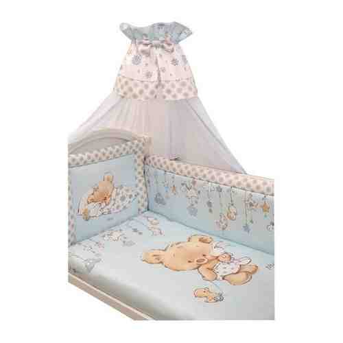 Комплект для кроватки Золотой Гусь Mika сатин (7 предметов)/Розовый арт. 100210839919