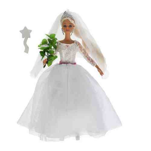 Кукла София 29см невеста букет и расческа 66001W-1-S-BB карапуз арт. 101471065370