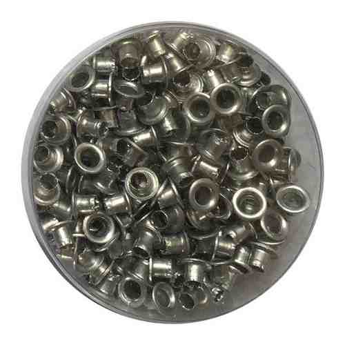 Люверсы для дырокола 250 штук в упаковке диаметр 4.8 мм серебристые, 507806 арт. 909524852