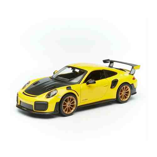 Maisto Машинка металлическая 1:24 PORSCHE 911 GT2 RS, желтый, 31523 арт. 101476811737