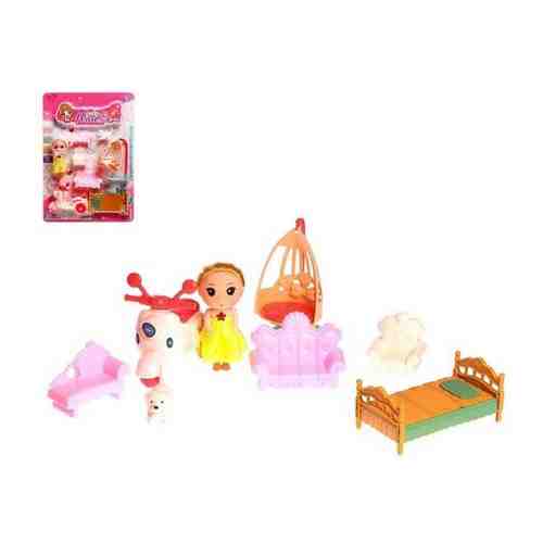 Мебель для кукол КНР с малышкой и аксессуарами (7314033) арт. 101649716832