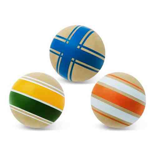 Мяч резиновый ЭКО, d 75 (ручное окр-ие) 7P-75 арт. 101343801403