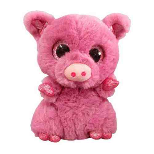 Мягкая игрушка ABtoys Свинка розовая, 15 см (M0055) арт. 101184942