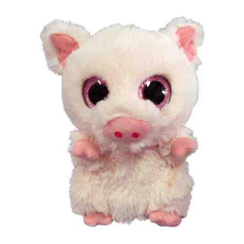Мягкая игрушка Свинка светло-розовая, 15 см арт. M0054 арт. 102578088