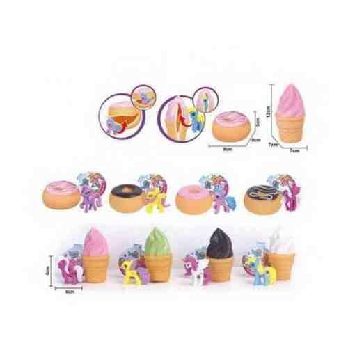 MyLittlePony Мини пони (6см, в мороженом/пончике) (в ассортименте) (в пакете) (от 3 лет) 8022, (Junfa Toys Ltd) арт. 732882246