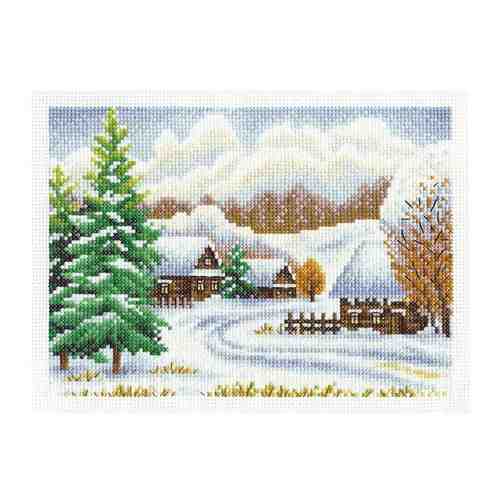 Набор для вышивания крестиком Klart Зимняя деревня (8-065) арт. 902877234