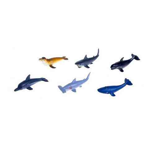 Набор морских животных Подводный мир, 6 фигурок 4343384 . арт. 894515650