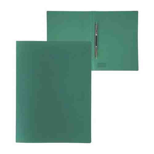 Папка с пружинным скоросшивателем А4, 500 мкм, корешок 15 мм, Calligrata, до 100 листов, зелёная арт. 101462611305