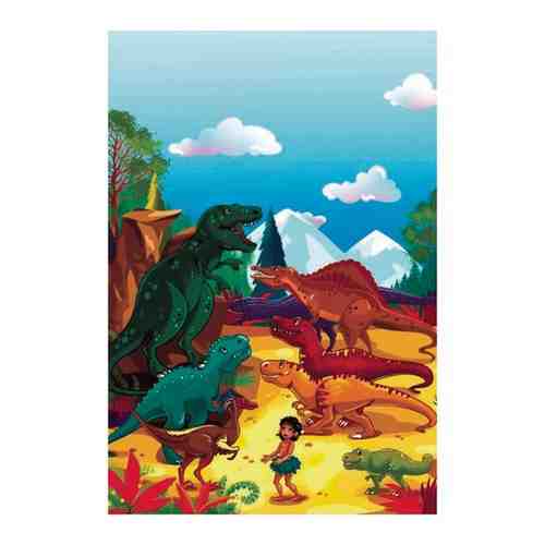 Пазлы из дерева Динозавры Детская Логика арт. 1699943238