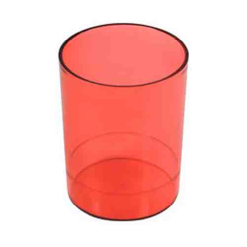 Подставка-органайзер СТАММ (стакан для ручек), 4 цвета ассорти, тонированный (красный, зеленый, оранжевый, фиолетовый), СН60 арт. 998346306