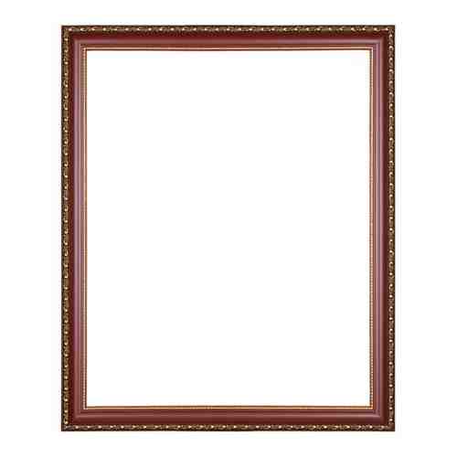 Рама багетная VIDA-ART 40х50см, без стекла и картона, цвет: красно-коричневый с золотом арт. 101762413475