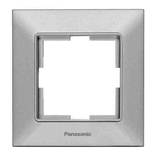 Рамка Panasonic Arkedia Slim (WNTF08012SL-RU) декоративная 1x пластик серебро (упак.:1шт) арт. 101470729605
