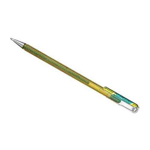 Ручка гелевая Pentel Hibrid Dual Metallic, 0,55 мм, хамелеон фиолетовый-синий арт. 101268622569