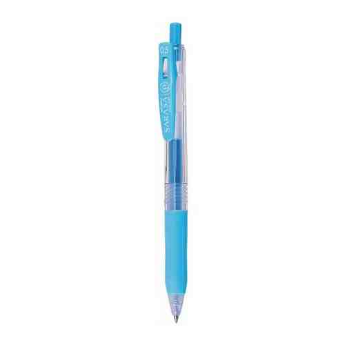 Ручка гелевая ZEBRA SARASA CLIP (JJ15-LB) авт. 0.5мм резин. манжета голубой арт. 101326583129