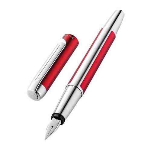 Ручка перьевая Pelikan Elegance Pura P40 (PL817189) бордовый/серебристый F перо сталь нержавеющая ка арт. 988459962