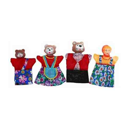 Русский стиль Кукольный театр «Три медведя», 4 персонажа арт. 101424454936
