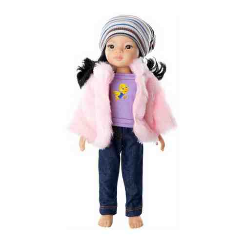 Шуба, шапка, футболка и джинсы для кукол Paola Reina 32 см арт. 101669817222