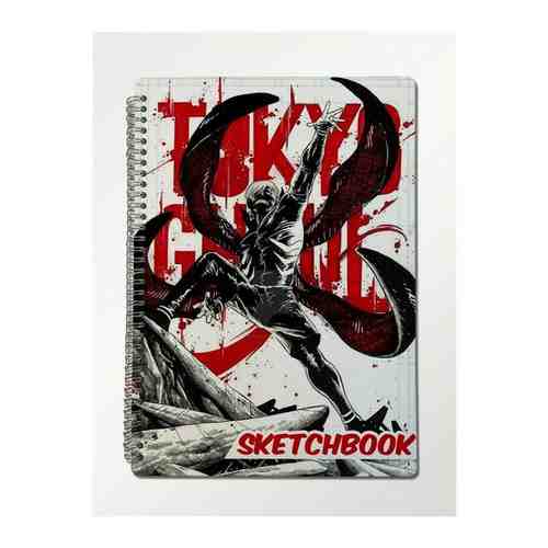 Скетчбук А4 крафт 50 листов Блокнот для рисования, эскизов с деревянной обложкой аниме токийский гуль (Канеки, Tokyo Ghoul, манга) - 242 В арт. 101767746832