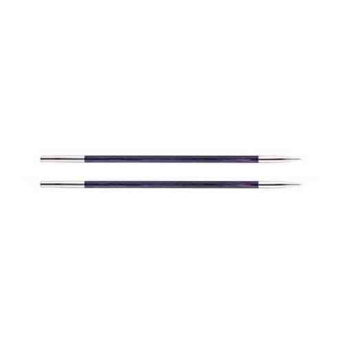Спицы съемные Knit Pro Royale, 3 мм, для длины тросика 28-126 см, ламинированная береза, фиолетовый, 2 шт (KNPR.29251) арт. 101272658621