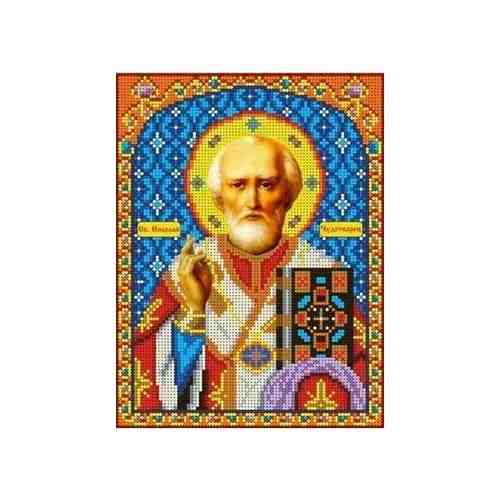 Святой Николай Чудотворец Рисунок на ткани 18,5х25 Каролинка ткби 4025/1 арт. 101465160974