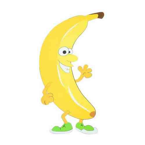 Термонаклейка «Банан», 28 х 15 см, набор 10 шт. арт. 101763225246