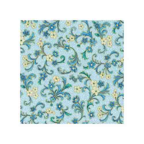 Ткань для пэчворка Peppy Villa romana, 50*55 см, 146+/-5 г/м2 (SRKM-17053-4 BLUE) арт. 100823402070