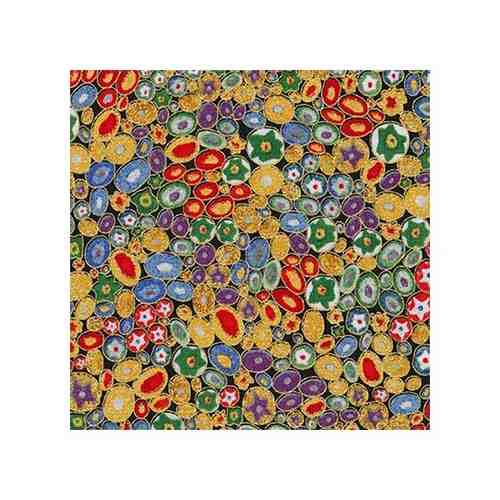 Ткань для пэчворка Robert Kaufman Peppy gustav klimt, 50х55 см, 146+-5 г/м2, 100% хлопок, цвет multi арт. 100823364980