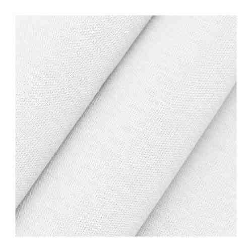 Ткань для шитья, 1 Метр ткани, Трикотаж Футер 3-х нитка с начесом на отрез, Компакт пенье, ширина 180 см, длина от 1 метра, цвет белый арт. 101374115216