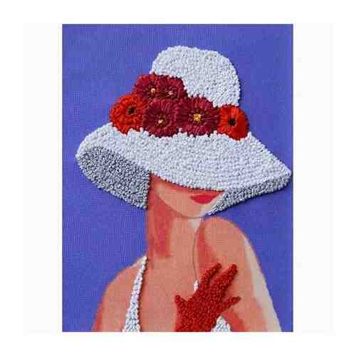 ВЛШС0003 Набор для вышивания лентами Woman-Hobby 'Серия шляпки №3' 18,5*25 см арт. 101083878461