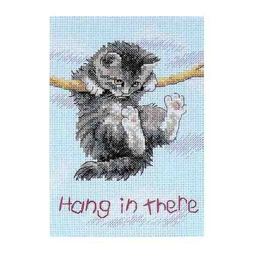 16734 Набор для вышивания крестом DIMENSIONS Hang on Kitty Висящий котенок арт. 217024166