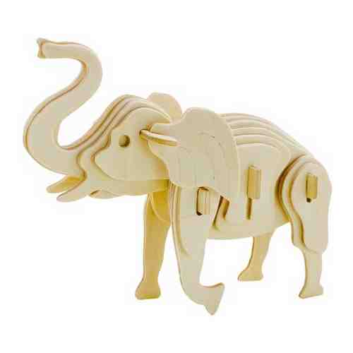 3D деревянный пазл Robotime Дикие животные - Слон JP215 арт. 100938287160