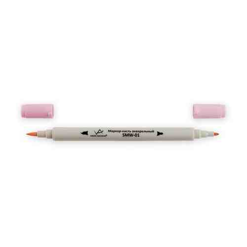 Акварельный маркер-кисть, 0.8 мм - 2 мм, кисть/круглое тонкое, светло-розовый (Medium Pink), VISTA-ARTISTA арт. 101225853363