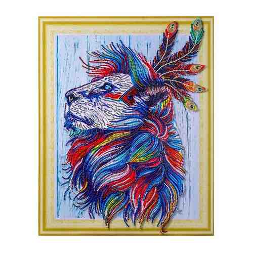 Алмазная мозаика Алмазный лев, Color KIT 40x50 см. арт. 418758126