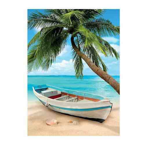 Алмазная мозаика с частичным заполнением «Пляж» 15?21 см, холст арт. 101719006637