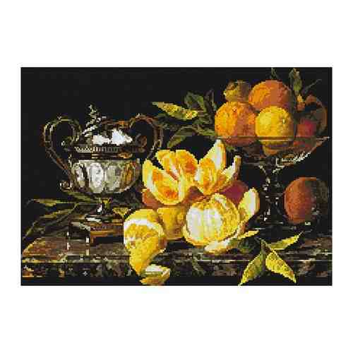 Алмазная вышивка Паутинка «Натюрморт с апельсинами», 50x35 см арт. 101148677607