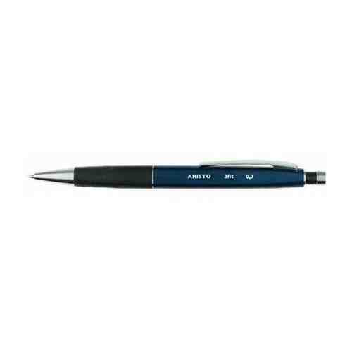 Aristo Механический карандаш, 0.7мм, треуг.корпус, резин.грип, синий корпус арт. 101393125771
