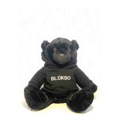 черный медведь игрушка 45 см / черный медведь игрушка в толстовке / мягкая игрушка медведь / большой медведь игрушка арт. 101646013388